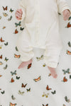 Butterfly Migration Crib Sheet
