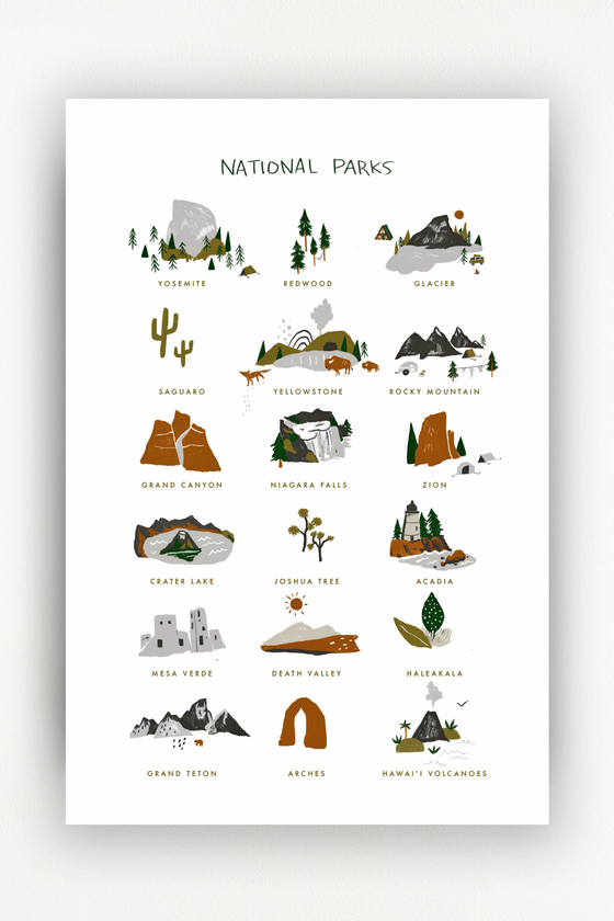 National Parks Art