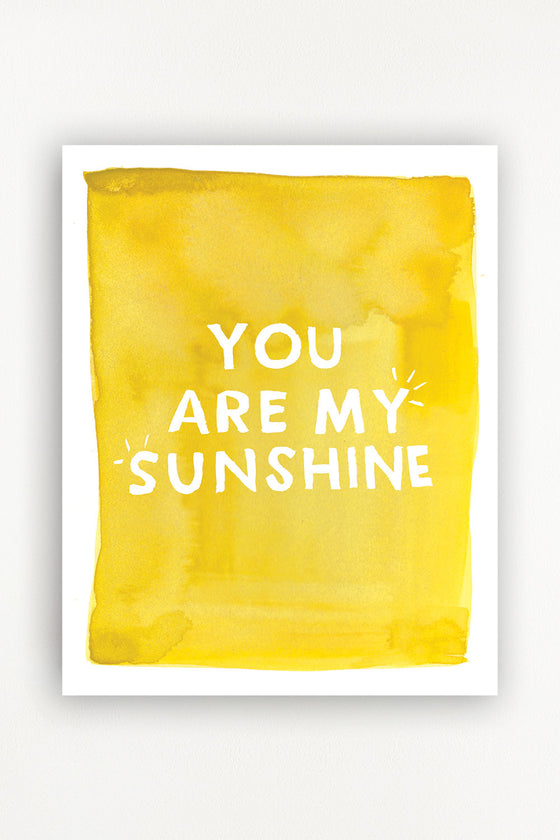 You Are My Sunshine Art