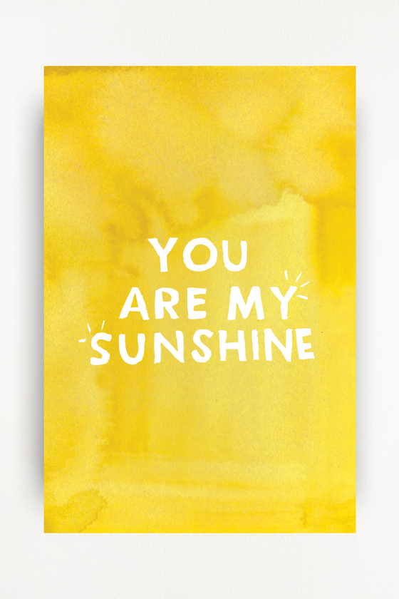 You Are My Sunshine Art